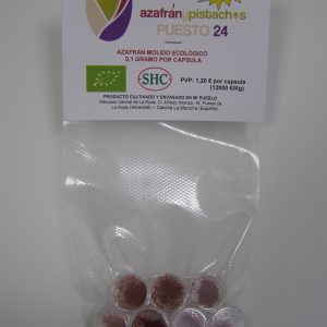 303 AZAFRÁN MOLIDO ECOLÓGICO 0,1 gramo por cápsula
