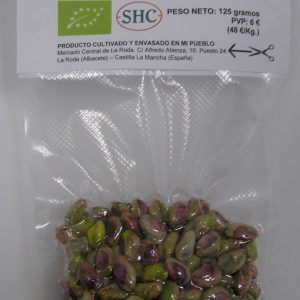 104 PISTACHO SIN CÁSCARA ECOLÓGICO TOSTADO SIN SAL 125 GRAMOS