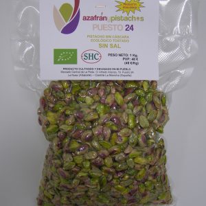 106 PISTACHO SIN CÁSCARA ECOLÓGICO TOSTADO SIN SAL 1 KG