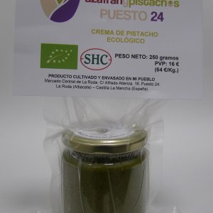 205 CREMA DE PISTACHO ECOLÓGICO 250 gramos